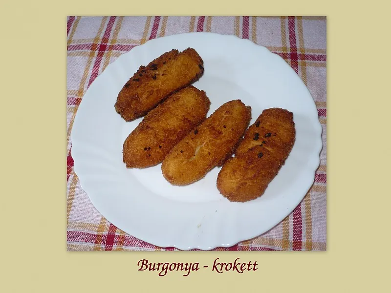 Burgonya-krokett