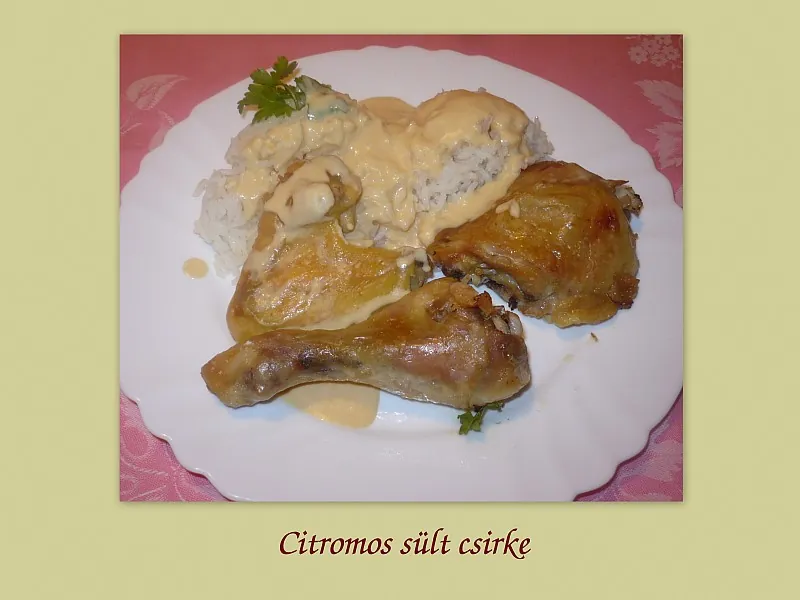 Citromos sült csirke