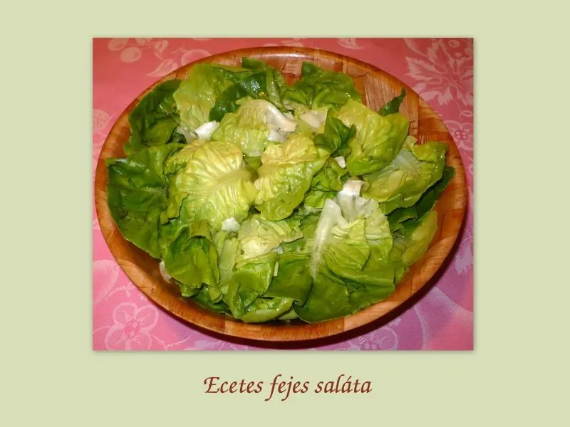 Ecetes fejes saláta