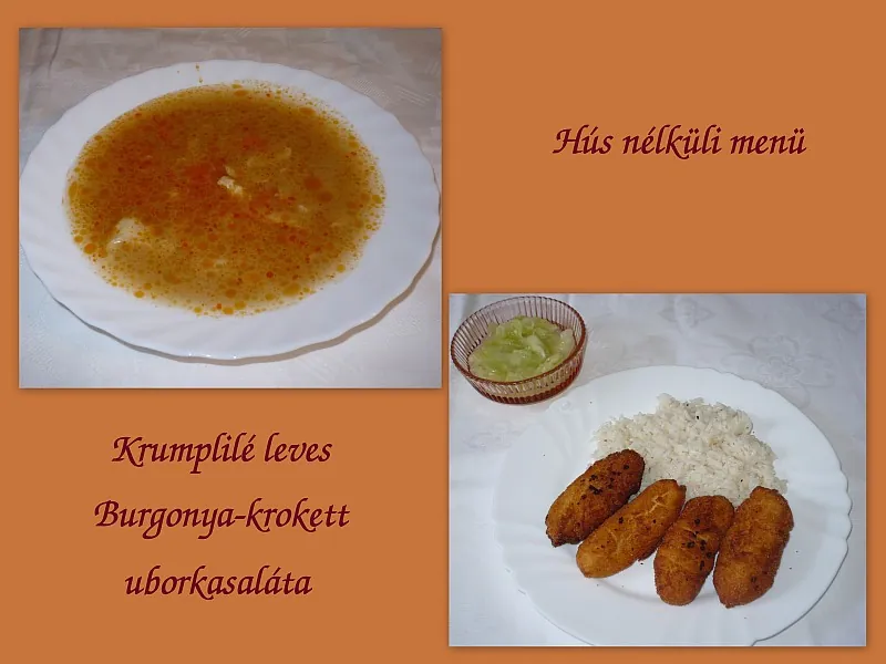 Hús nélküli menü