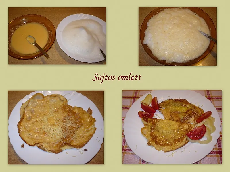 Sajtos omlett