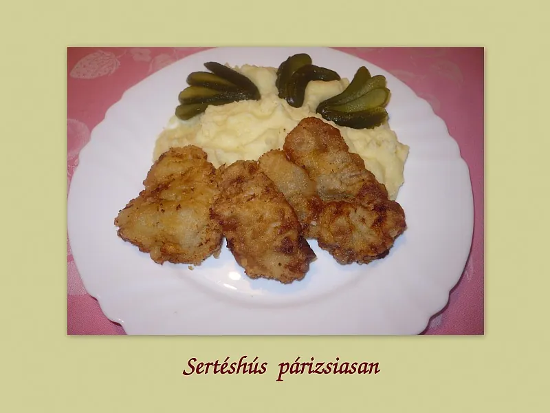 Sertéshús párizsiasan
