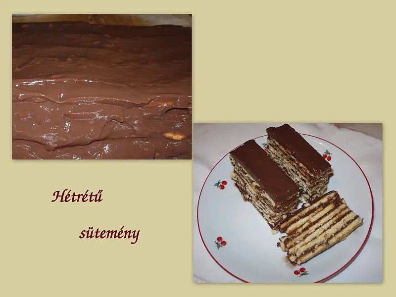 Hétrétű sütemény