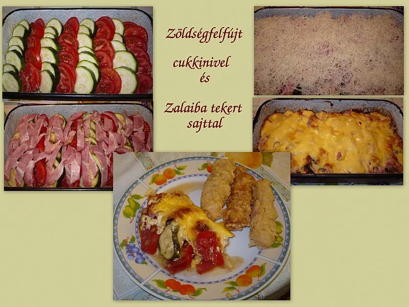 Zöldségfelfújt cukkinivel